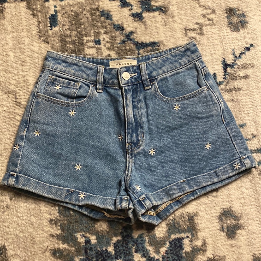 High rise shorts